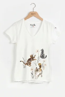 Victor T-shirt - Cats in the Grass>NACH BIJOUX Clearance