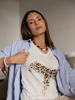 Victor T-shirt - Leopard><noscript><img width=