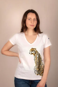 Victor T-shirt - sitting cheetah>NACH BIJOUX Online