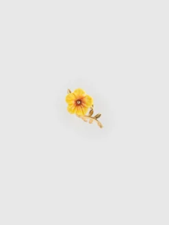 Yellow hibiscus ear cuff earring - Sold individually>NACH BIJOUX Discount